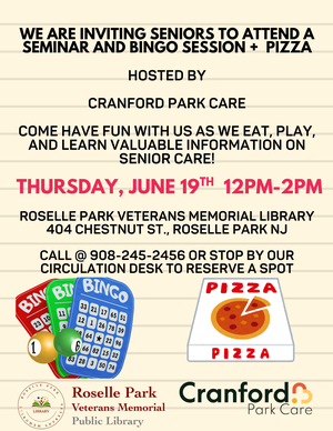 Senior Pizza & Bingo
